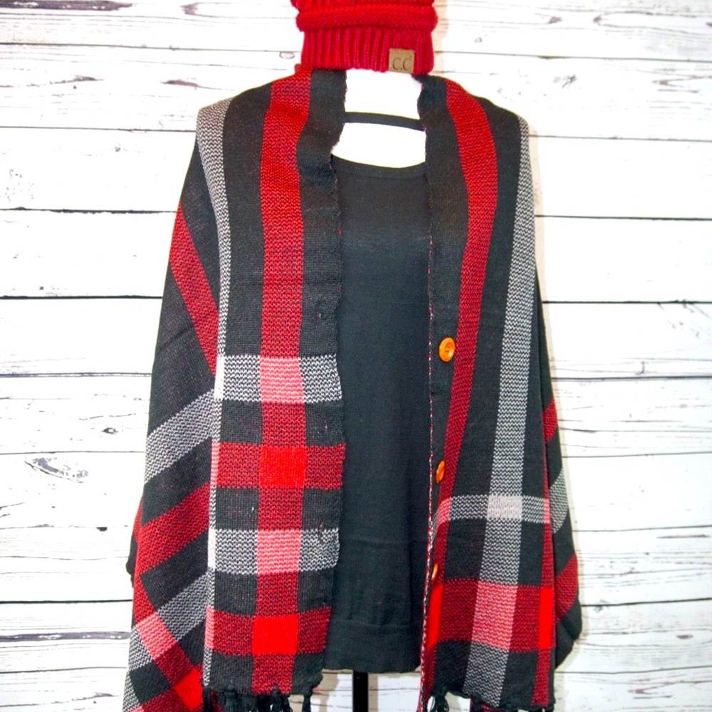 New Poncho with fringe